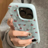 Cherry Fold Texture iPhone Case